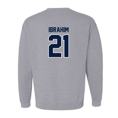 Monmouth - NCAA Football : Omar Ibrahim - Sports Shersey Crewneck Sweatshirt-1