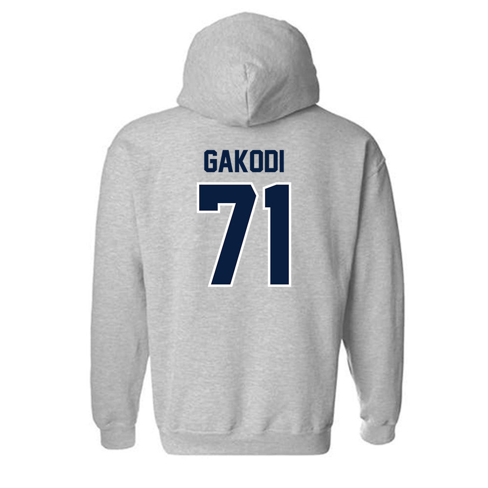 Monmouth - NCAA Football : Moses Gakodi - Sports Shersey Hooded Sweatshirt-1