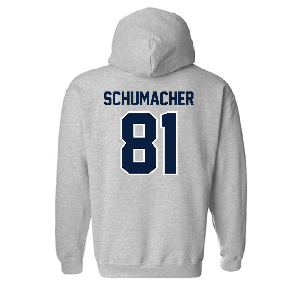 Monmouth - NCAA Football : Mike Schumacher - Sports Shersey Hooded Sweatshirt-1