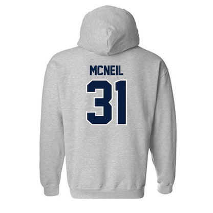 Monmouth - NCAA Football : Amori McNeil - Sports Shersey Hooded Sweatshirt-1