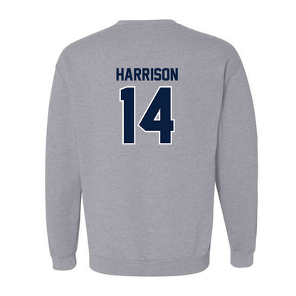 Monmouth - NCAA Football : Christian Harrison - Sports Shersey Crewneck Sweatshirt-1