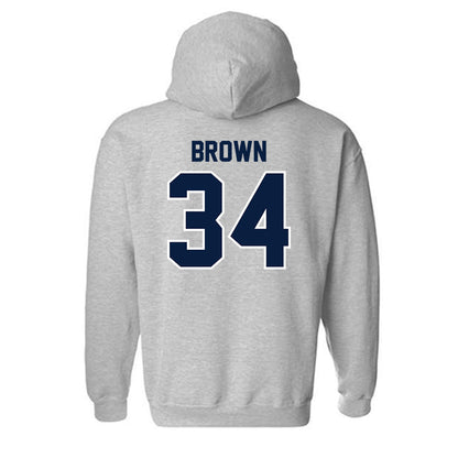 Monmouth - NCAA Football : Anthony brown - Sports Shersey Hooded Sweatshirt-1