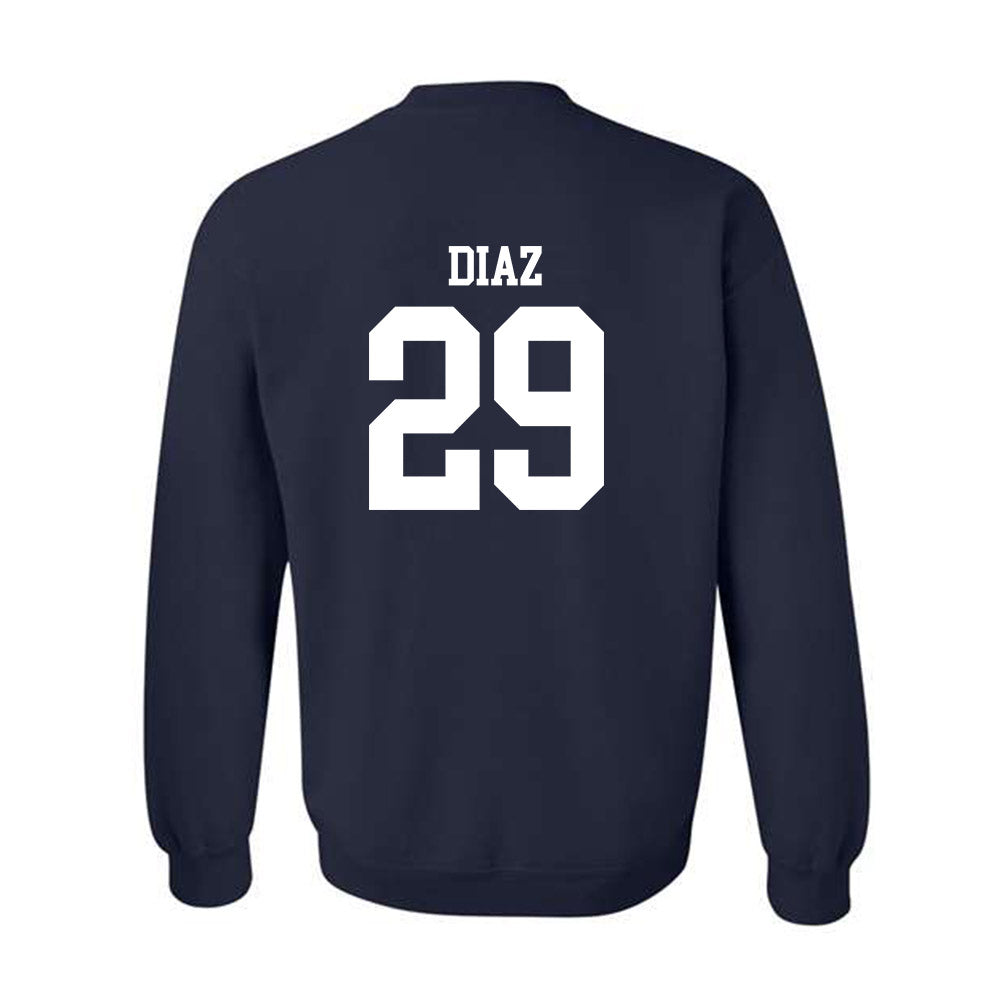 Monmouth - NCAA Baseball : Jacob Diaz - Replica Shersey Crewneck Sweatshirt-1