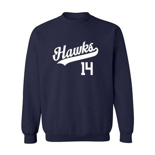 Monmouth - NCAA Baseball : Matthew Muzikant - Replica Shersey Crewneck Sweatshirt-0