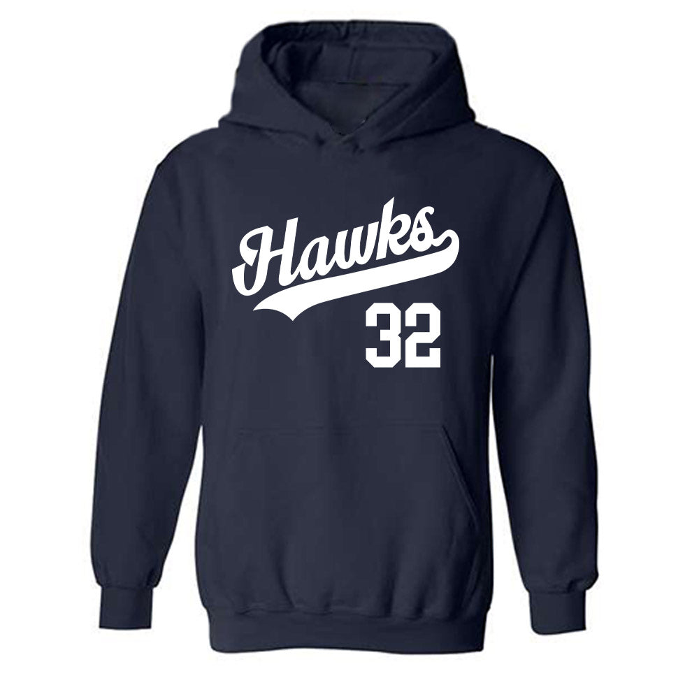 Monmouth - NCAA Baseball : Joseph Carucci - Replica Shersey Hooded Sweatshirt-0