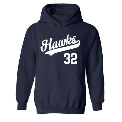 Monmouth - NCAA Baseball : Joseph Carucci - Replica Shersey Hooded Sweatshirt-0