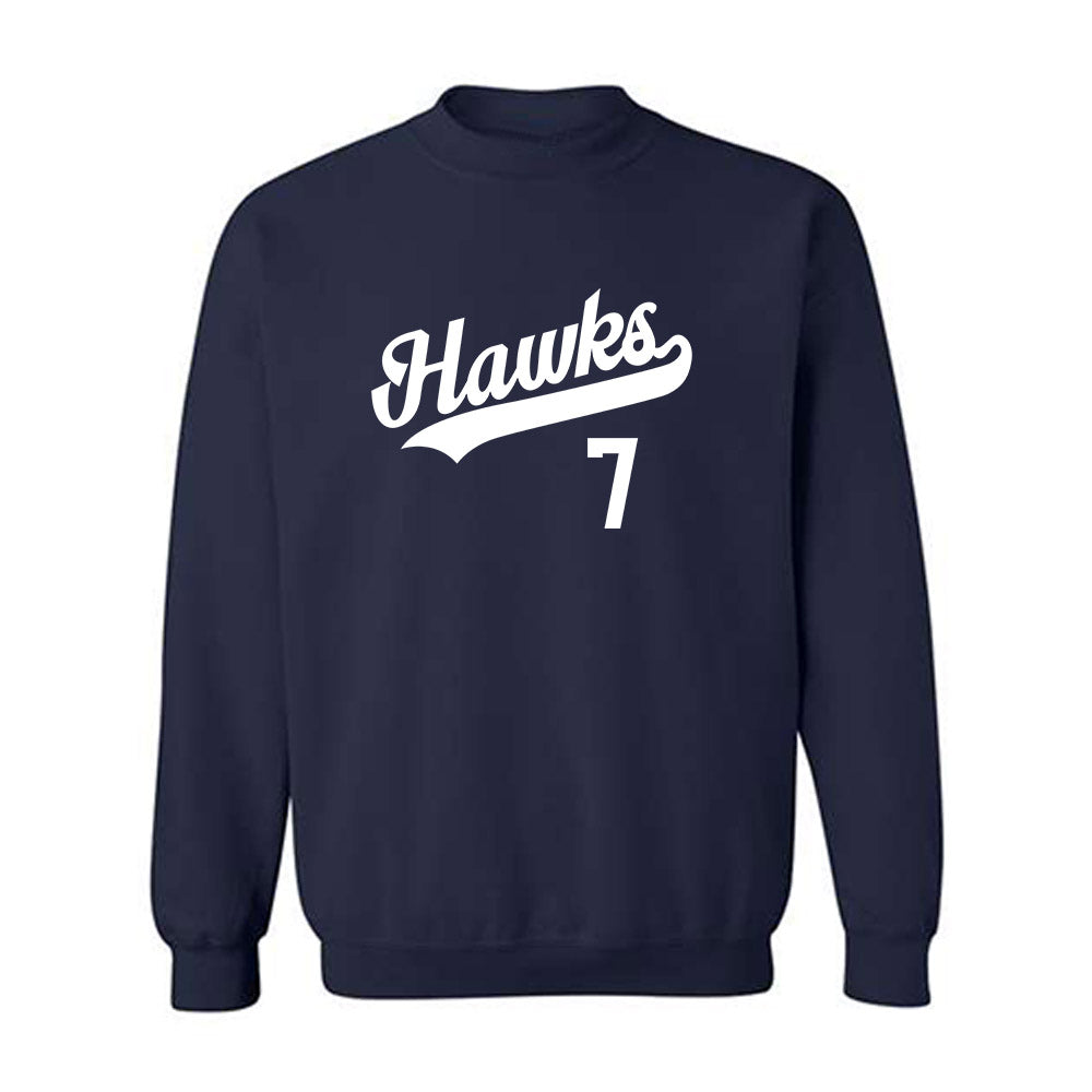 Monmouth - NCAA Baseball : Chase Brunner - Replica Shersey Crewneck Sweatshirt-0