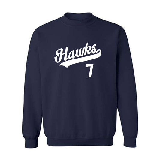 Monmouth - NCAA Baseball : Chase Brunner - Replica Shersey Crewneck Sweatshirt-0