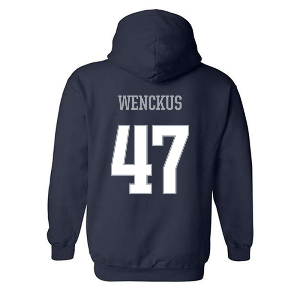 Monmouth - NCAA Baseball : Kyle Wenckus - Classic Shersey Hooded Sweatshirt-1