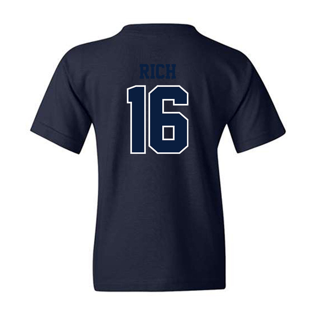 Monmouth - NCAA Baseball : Matthew Rich - Sports Shersey Youth T-Shirt-1