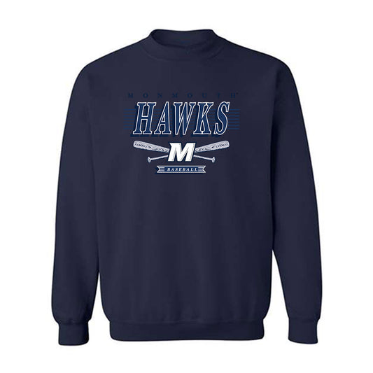 Monmouth - NCAA Baseball : Sean McGettigan - Sports Shersey Crewneck Sweatshirt-0