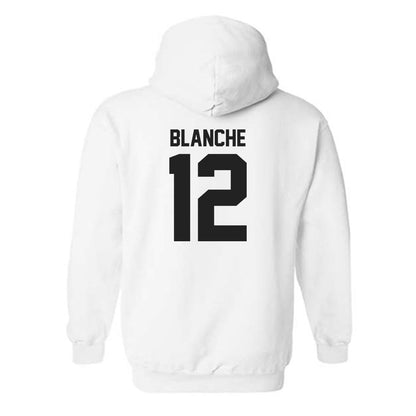 Centre College - NCAA Men's Soccer : Curtis Blanche - Classic Shersey Hooded Sweatshirt-1