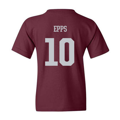 Mississippi State - NCAA Men's Basketball : Jayden Epps - Sports Shersey Youth T-Shirt-1