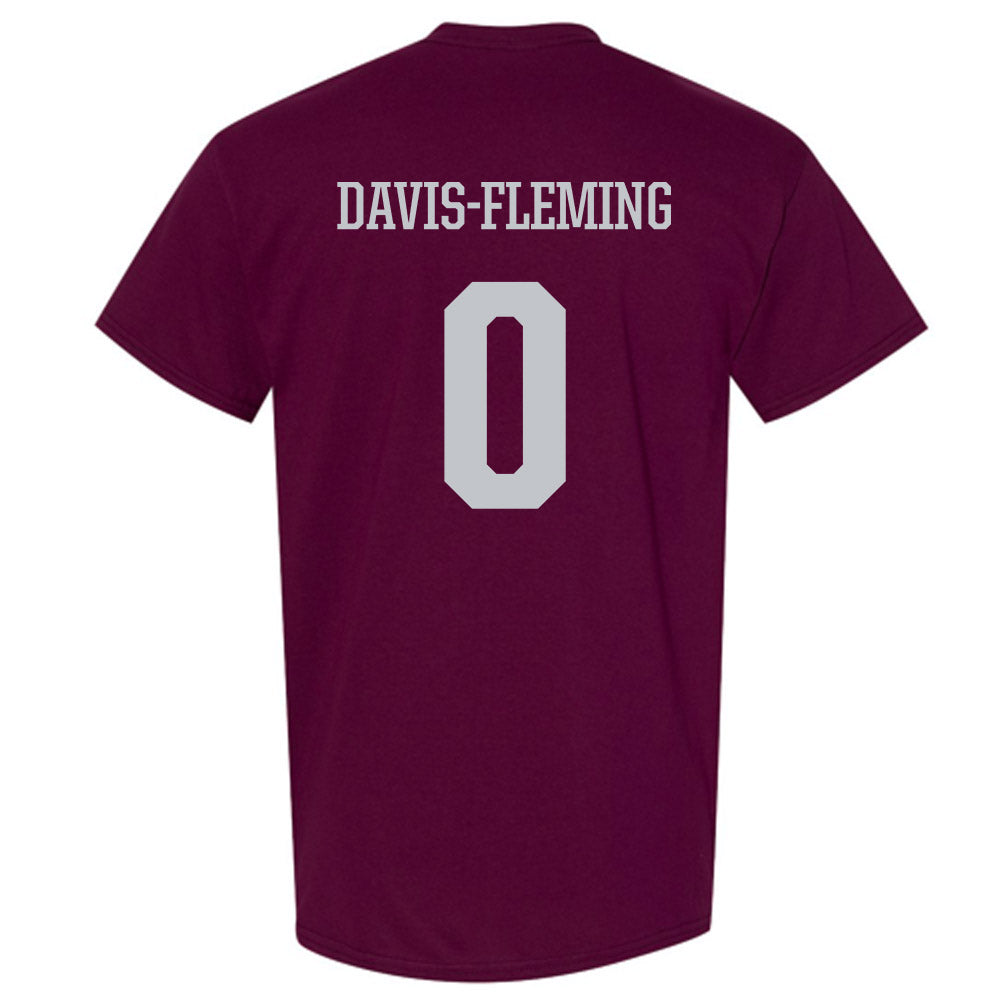 Mississippi State - NCAA Men's Basketball : Jamarion Davis-Fleming - Sports Shersey T-Shirt-1
