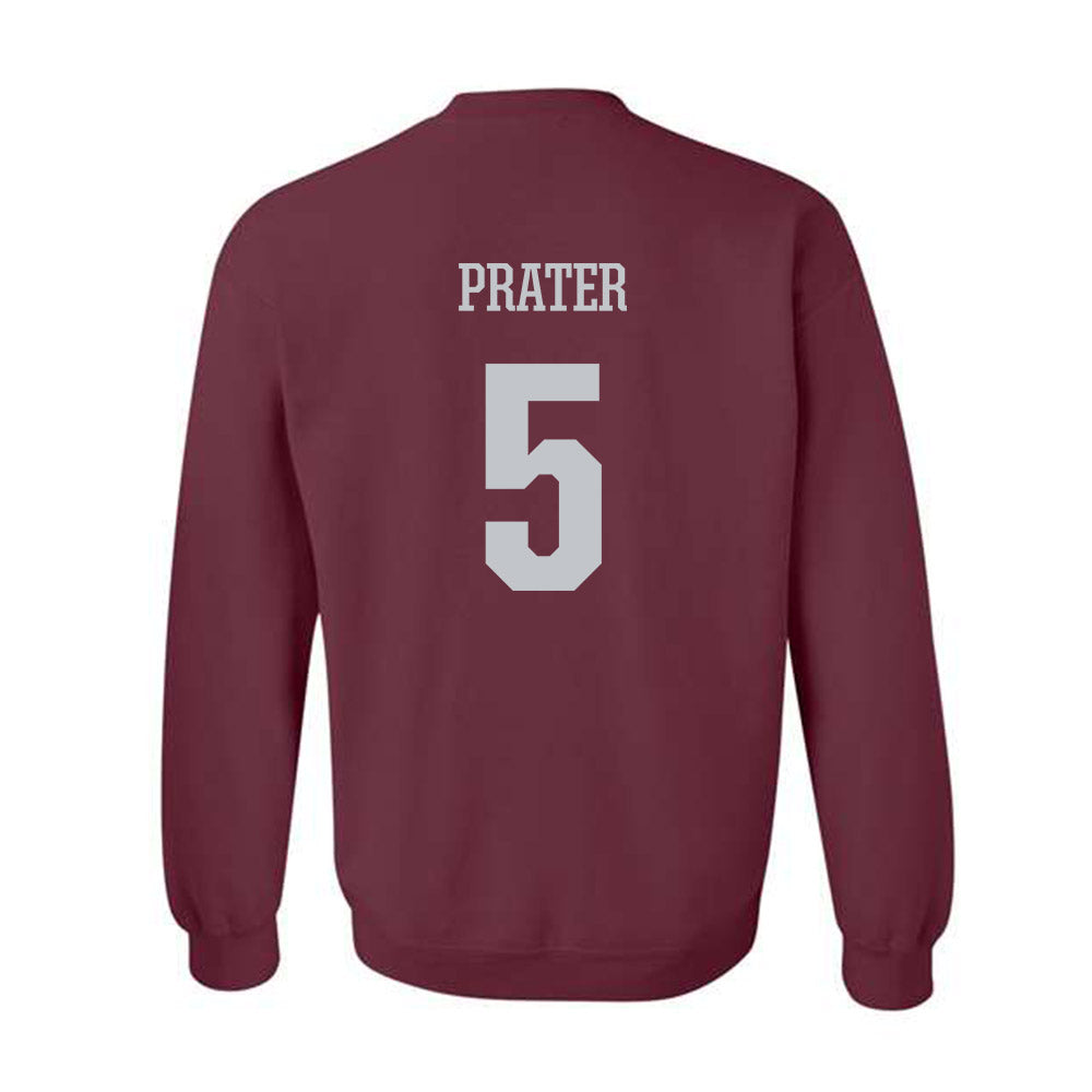 Mississippi State - NCAA Women's Basketball : Chandler Prater - Sports Shersey Crewneck Sweatshirt-1