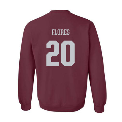 Mississippi State - NCAA Women's Basketball : Andrea Flores - Sports Shersey Crewneck Sweatshirt-1