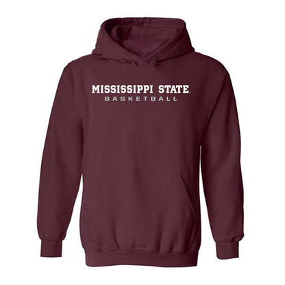 Mississippi State - NCAA Men's Basketball : Thomas Bassong - Sports Shersey Hooded Sweatshirt-0