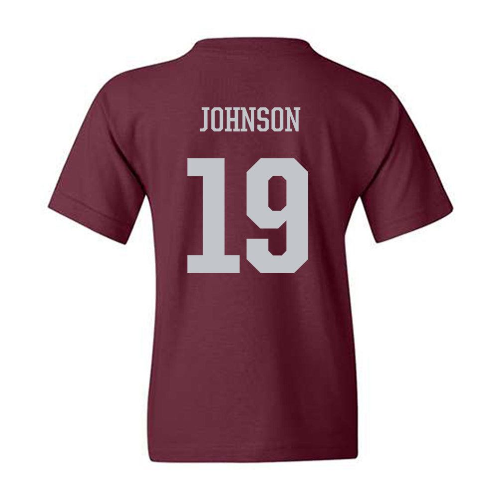 Mississippi State - NCAA Women's Soccer : Hailey Johnson - Sports Shersey Youth T-Shirt-1