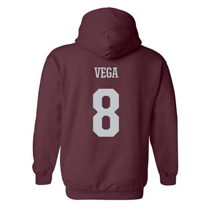 Mississippi State - NCAA Women's Soccer : Rebeka Vega - Sports Shersey Hooded Sweatshirt-1