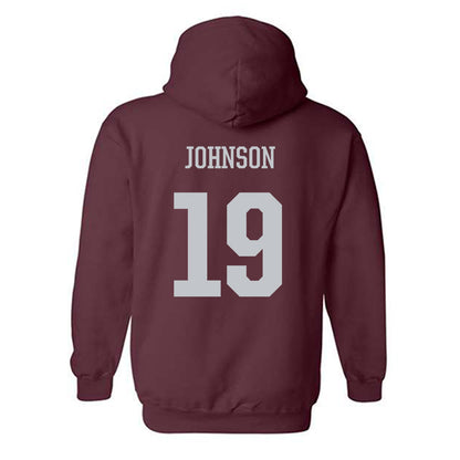 Mississippi State - NCAA Women's Soccer : Hailey Johnson - Sports Shersey Hooded Sweatshirt-1