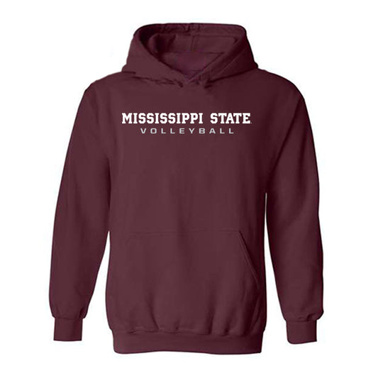 Mississippi State - NCAA Women's Volleyball : Adriana Jeanpierre - Sports Shersey Hooded Sweatshirt-0