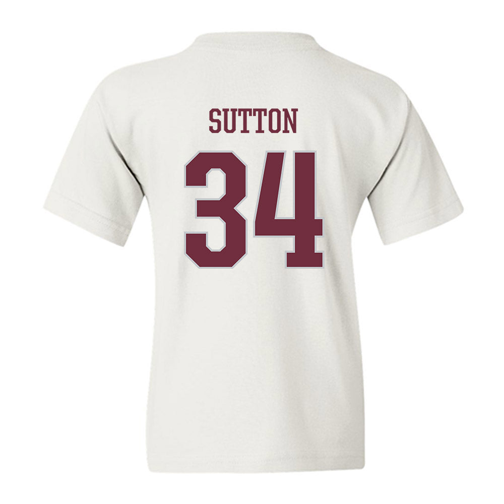 Mississippi State - NCAA Football : Vic Sutton - Sports Shersey Youth T-Shirt-1