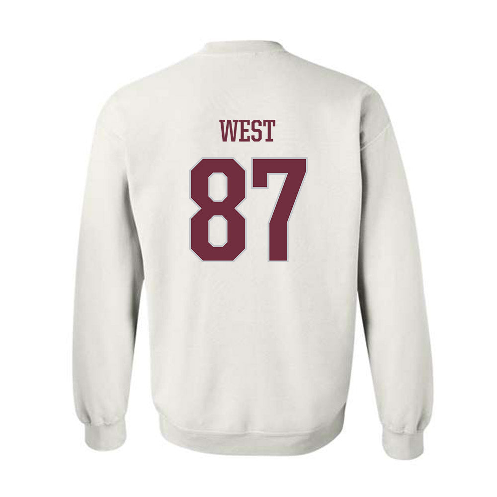 Mississippi State - NCAA Football : Sam West - Sports Shersey Crewneck Sweatshirt-1