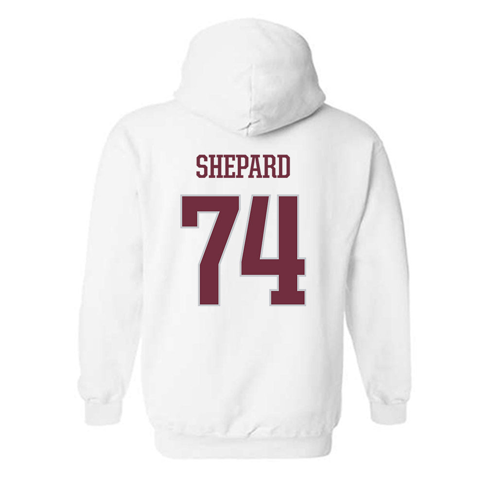 Mississippi State - NCAA Football : Kison Shepard - Sports Shersey Hooded Sweatshirt-1