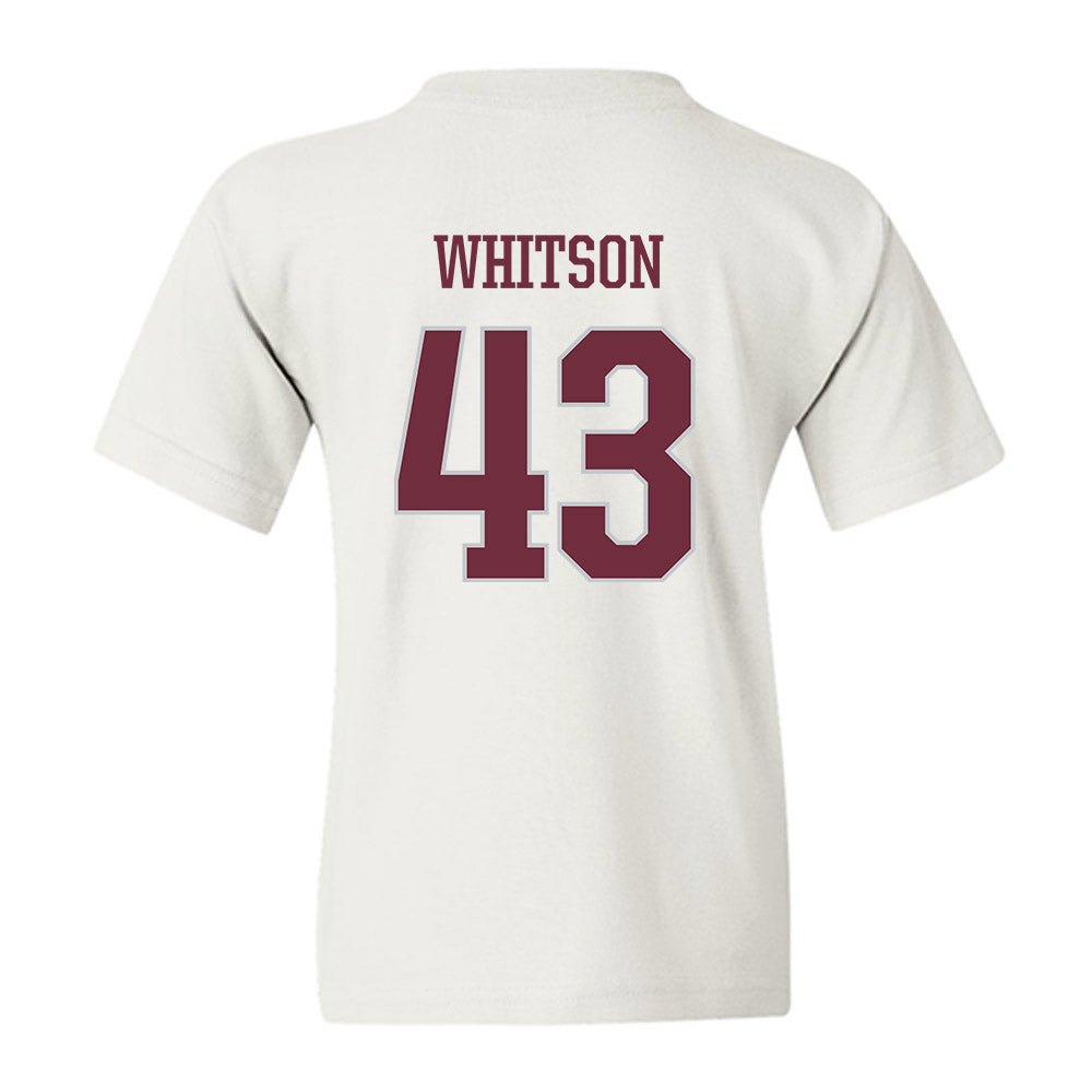 Mississippi State - NCAA Football : Will Whitson - Sports Shersey Youth T-Shirt-1