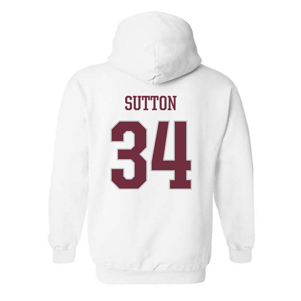 Mississippi State - NCAA Football : Vic Sutton - Sports Shersey Hooded Sweatshirt-1