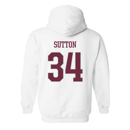 Mississippi State - NCAA Football : Vic Sutton - Sports Shersey Hooded Sweatshirt-1