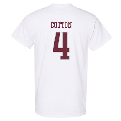 Mississippi State - NCAA Football : Zayion Cotton - Sports Shersey T-Shirt-1
