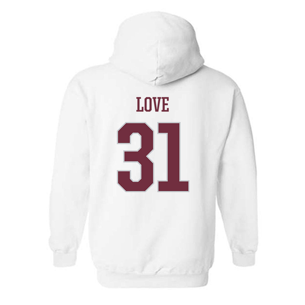 Mississippi State - NCAA Football : Terrance Love - Sports Shersey Hooded Sweatshirt-1
