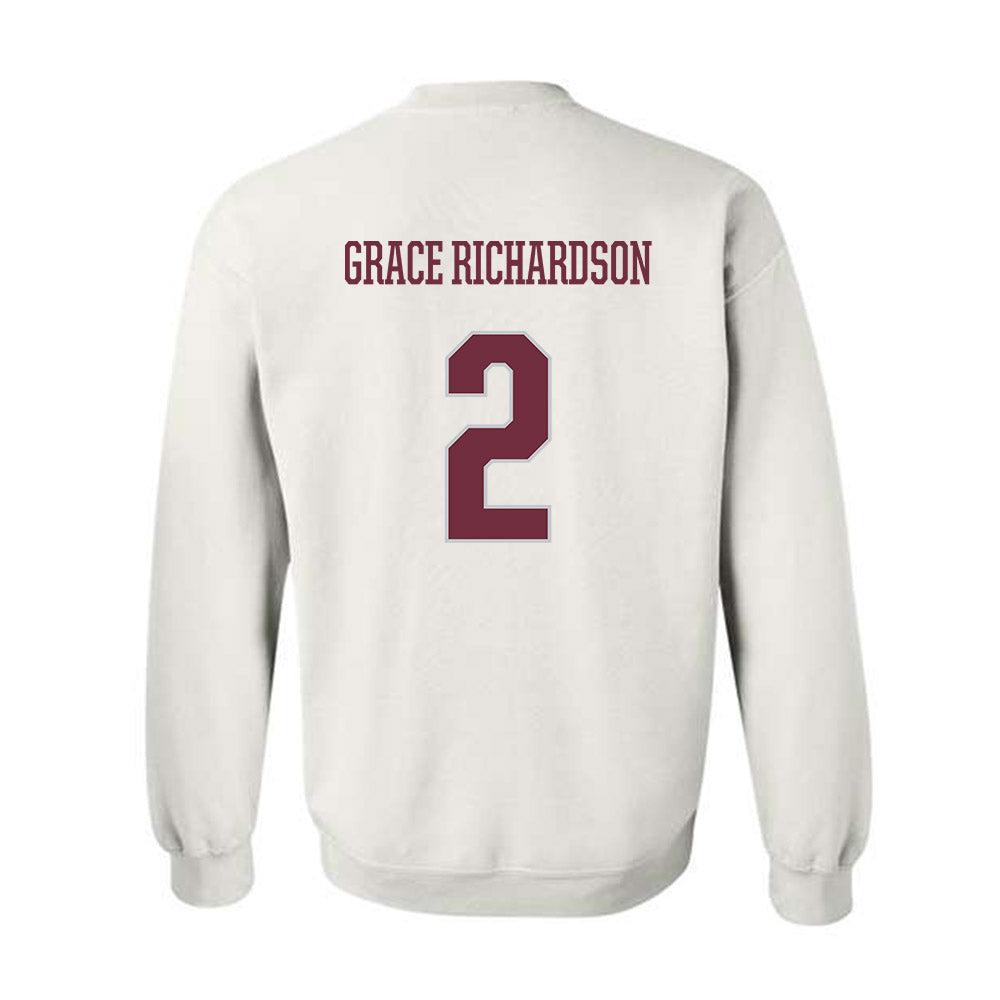 Mississippi State - NCAA Softball : Abby Grace Richardson - Sports Shersey Crewneck Sweatshirt-1