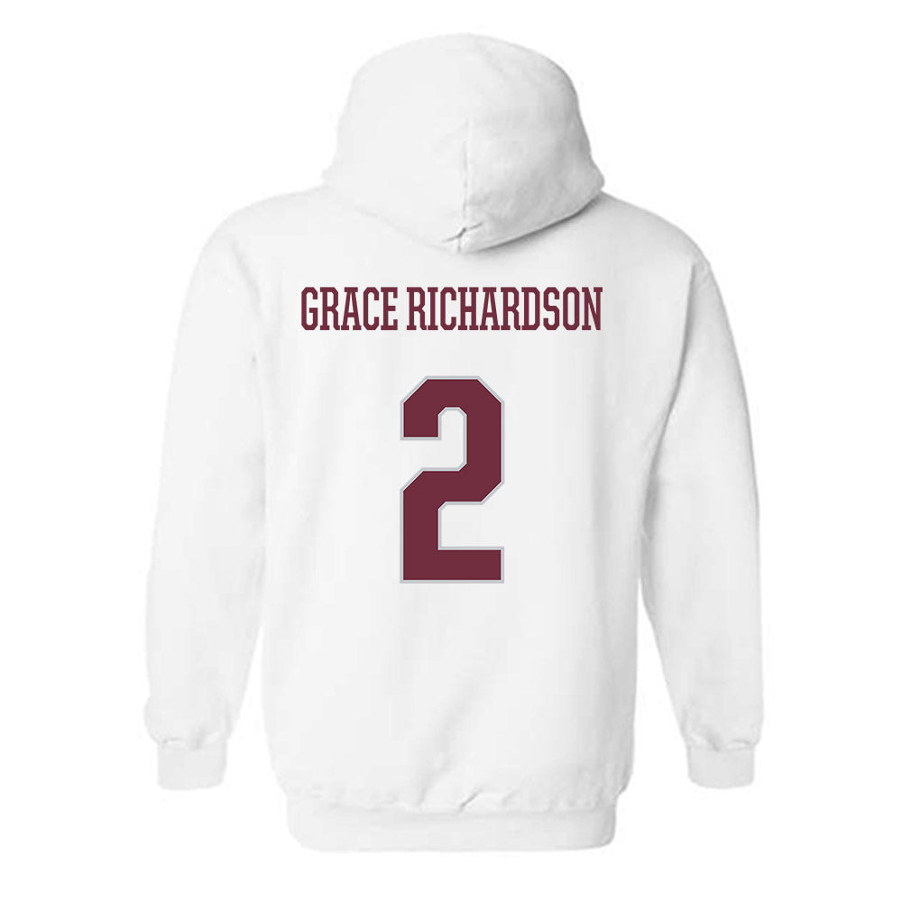 Mississippi State - NCAA Softball : Abby Grace Richardson - Sports Shersey Hooded Sweatshirt-1