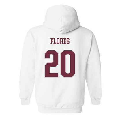 Mississippi State - NCAA Women's Basketball : Andrea Flores - Sports Shersey Hooded Sweatshirt-1