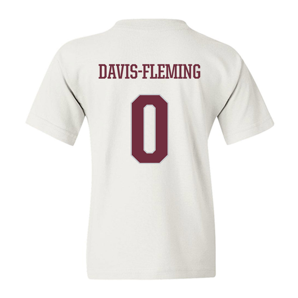 Mississippi State - NCAA Men's Basketball : Jamarion Davis-Fleming - Sports Shersey Youth T-Shirt-1
