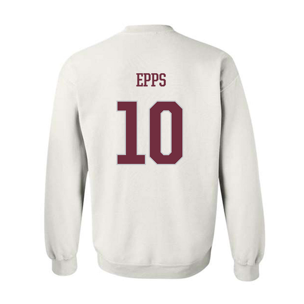 Mississippi State - NCAA Men's Basketball : Jayden Epps - Sports Shersey Crewneck Sweatshirt-1