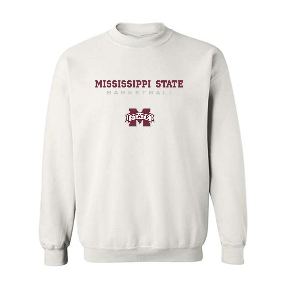 Mississippi State - NCAA Men's Basketball : Thomas Bassong - Sports Shersey Crewneck Sweatshirt-0