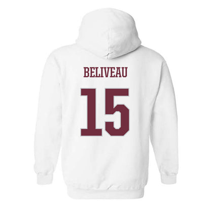 Mississippi State - NCAA Baseball : Tanner Beliveau - Classic Shersey Hooded Sweatshirt-1