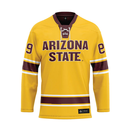 Arizona State - NCAA Men's Ice Hockey : Ryan O'Reilly - Gold Hockey Jersey-0