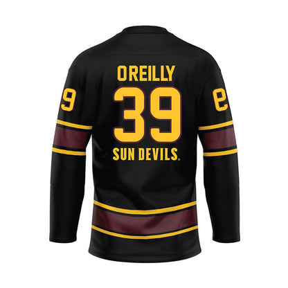 Arizona State - NCAA Men's Ice Hockey : Ryan O'Reilly - Navy Hockey Jersey-1