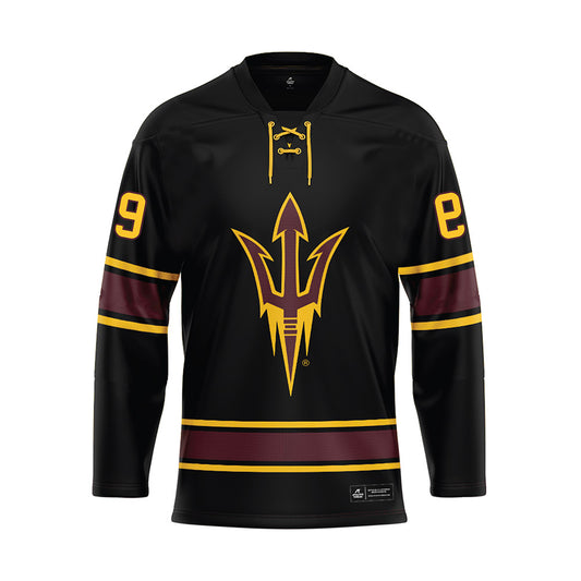 Arizona State - NCAA Men's Ice Hockey : Ryan O'Reilly - Navy Hockey Jersey-0