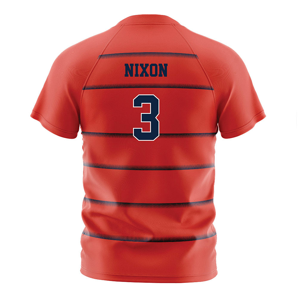 Syracuse - NCAA Women's Soccer : Jasmine Nixon - Red Soccer Jersey-1