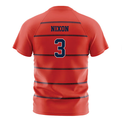 Syracuse - NCAA Women's Soccer : Jasmine Nixon - Red Soccer Jersey-1