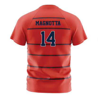 Syracuse - NCAA Women's Soccer : Natalie Magnotta - Red Soccer Jersey-1
