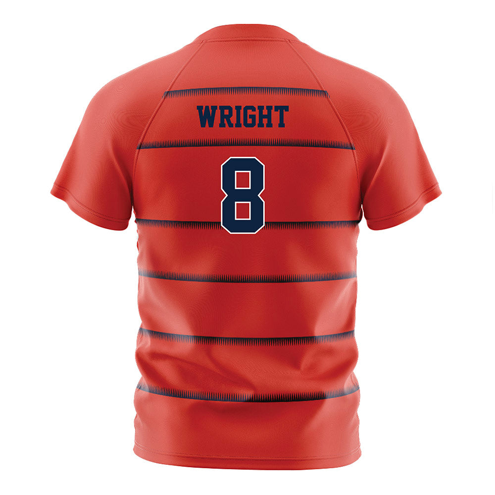 Syracuse - NCAA Women's Soccer : Madilyn Wright - Red Soccer Jersey-1