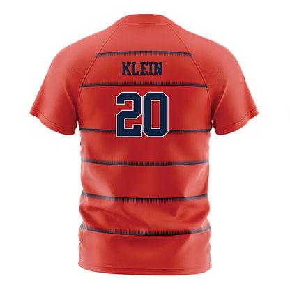 Syracuse - NCAA Women's Soccer : Emma Klein - Red Soccer Jersey-1