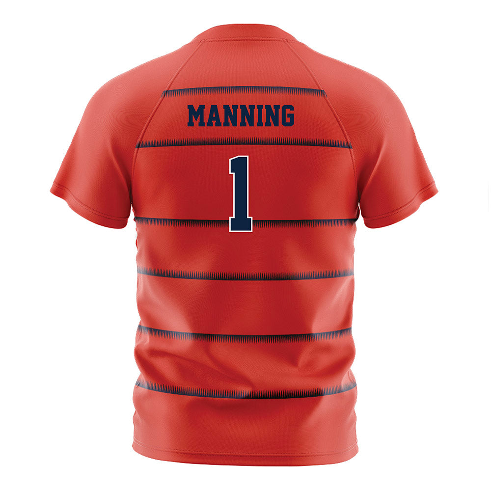 Syracuse - NCAA Women's Soccer : Margaret Manning - Red Soccer Jersey-1