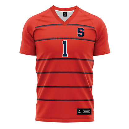 Syracuse - NCAA Women's Soccer : Margaret Manning - Red Soccer Jersey-0